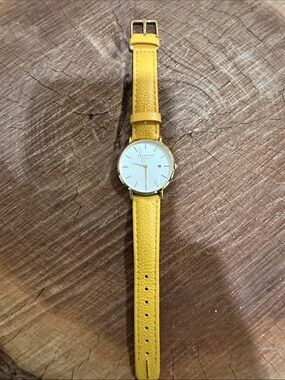Rosefield - Yellow Leather Strap Women's Watch